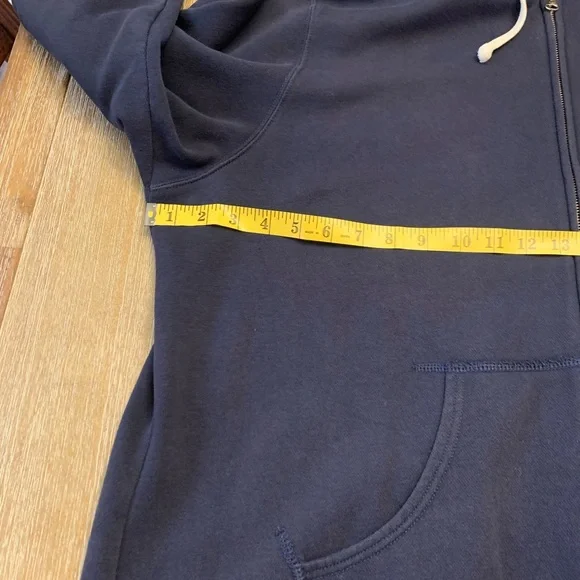 Ralph Lauren Polo Dark Blue Zip-Up Hoodie - Picture 5 of 11